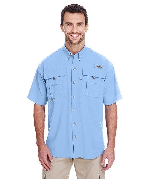 Advanced Customization 7047 - Columbia Mens Bahama™ II Short-Sleeve Shirt | Sail