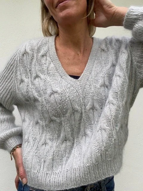 New Autumn And Winter Styles No 11 sweater by VesterbyCrea, No 2 + Silk mohair kit