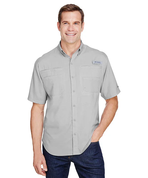 Comfortable And Versatile 7266 - Columbia Mens Tamiami™ II Short-Sleeve Shirt | Cool Grey