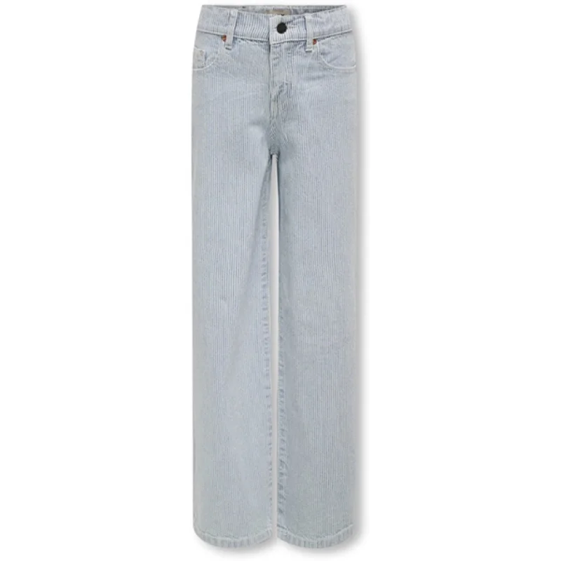 Relaxed Dresses Kids ONLY Light Blue Denim Hope Wide Pants