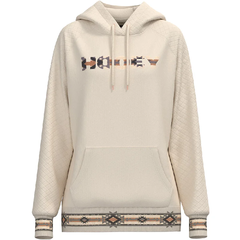 Weekend Style "Legendary Hoody" Cream w/Quilted Pattern