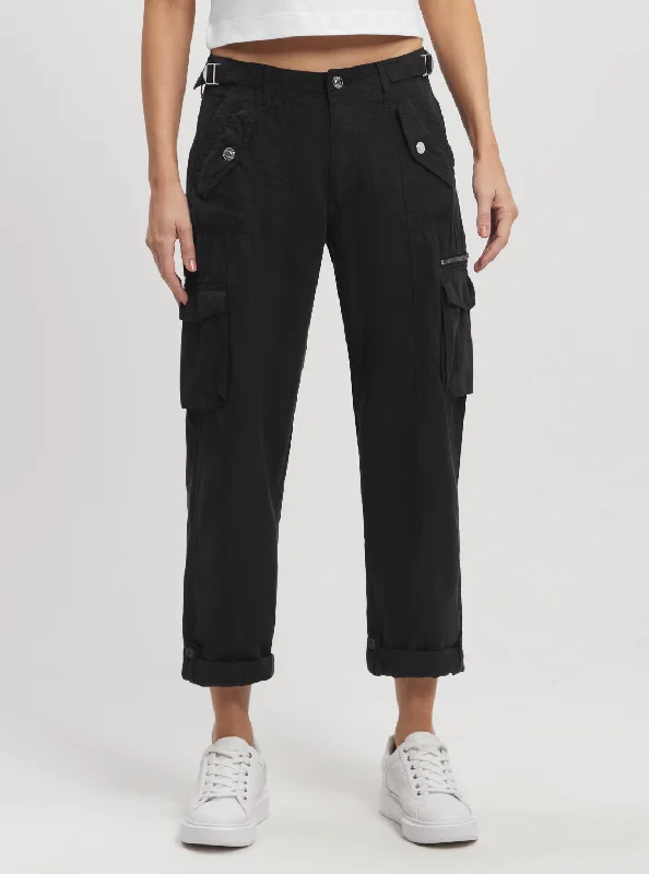 Classic Choice Eco Black Nessi Cargo Pants