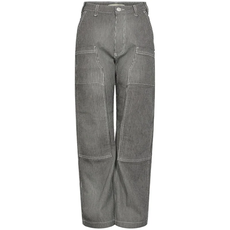 Embroidery Design Sofie Schnoor Dark Denim Blue Pants
