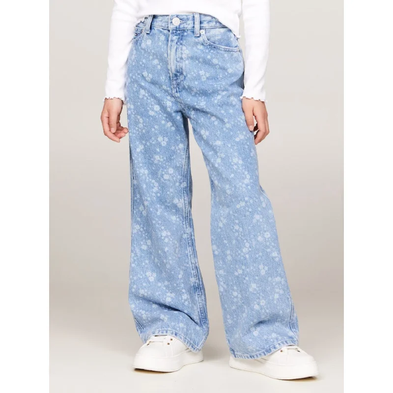 Chic Outfits Tommy Hilfiger Laser Mabel Flower Denim Jeans