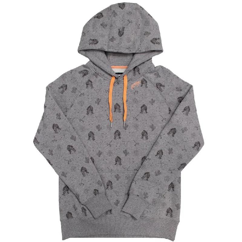 Girl Style "Plains" Grey w/ Black Logos Hoody