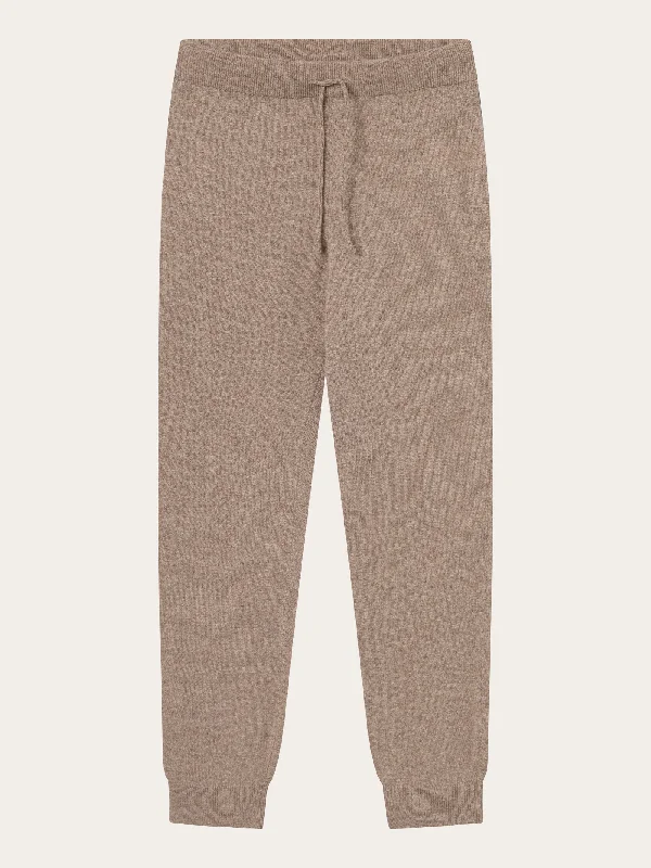 Personality Publicity JADE hybrid knitted jog pants - Kelp melange