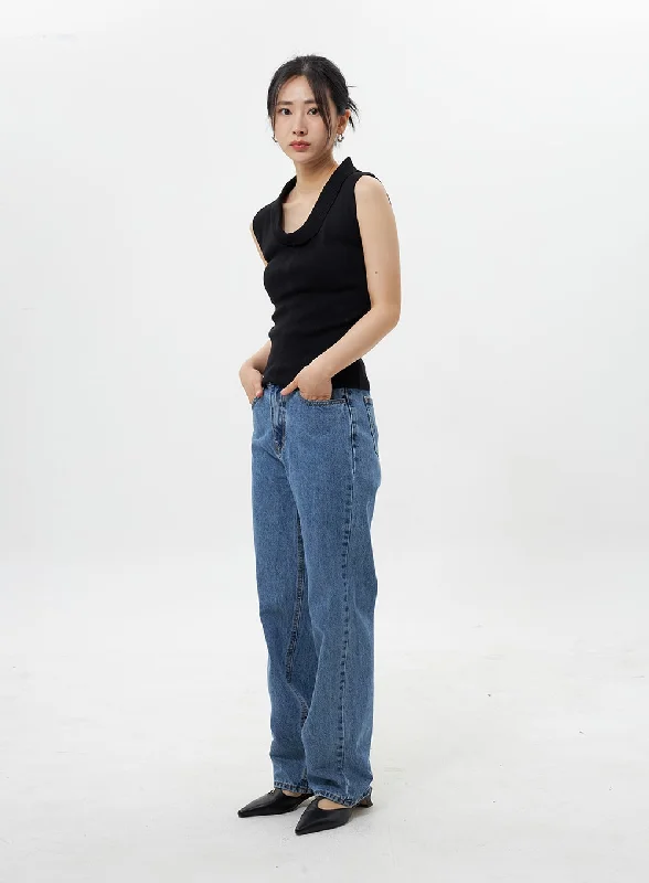 Goddess Outfit Wide Leg Jeans OY308