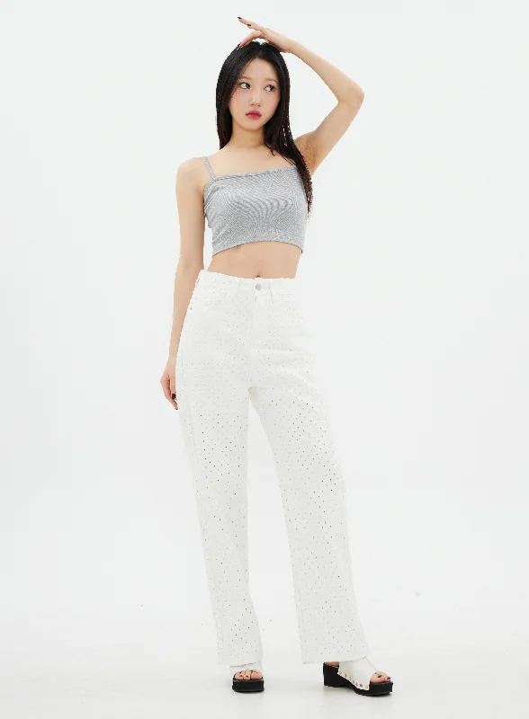 Body Design Lewkin Basic White Pants K2302