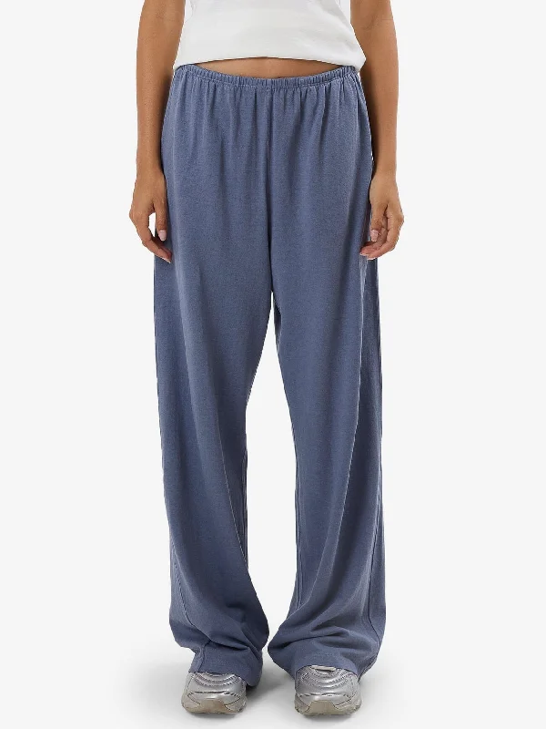 Luxury And Elegant Hemp Relax Pant - Folkstone Grey