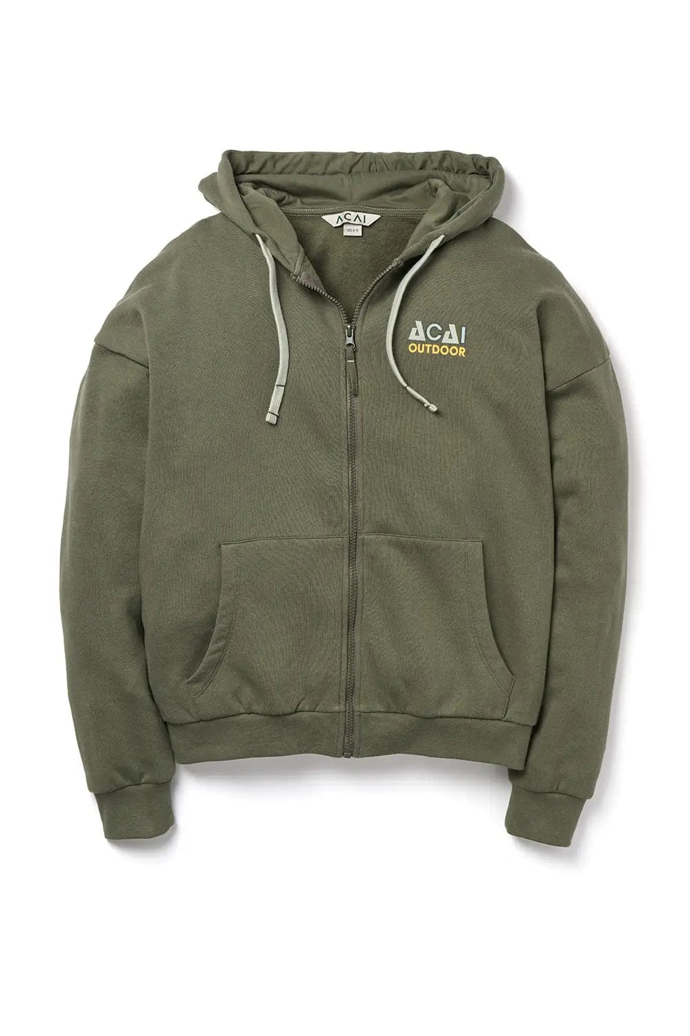 Perfect Tailoring Retreat Zip Up Hoodie - Deep Sage