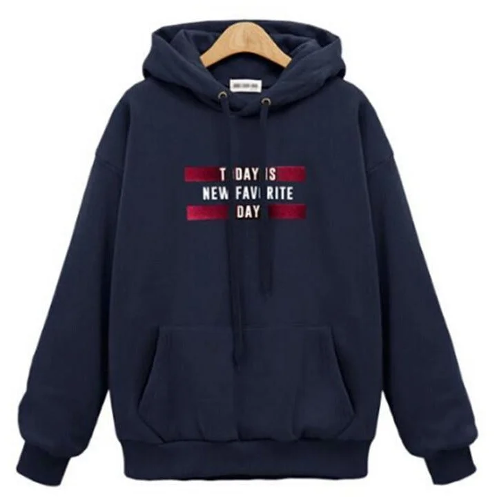 Sports Jumpsuit Women's Today Is New Favourite Day Hoodie