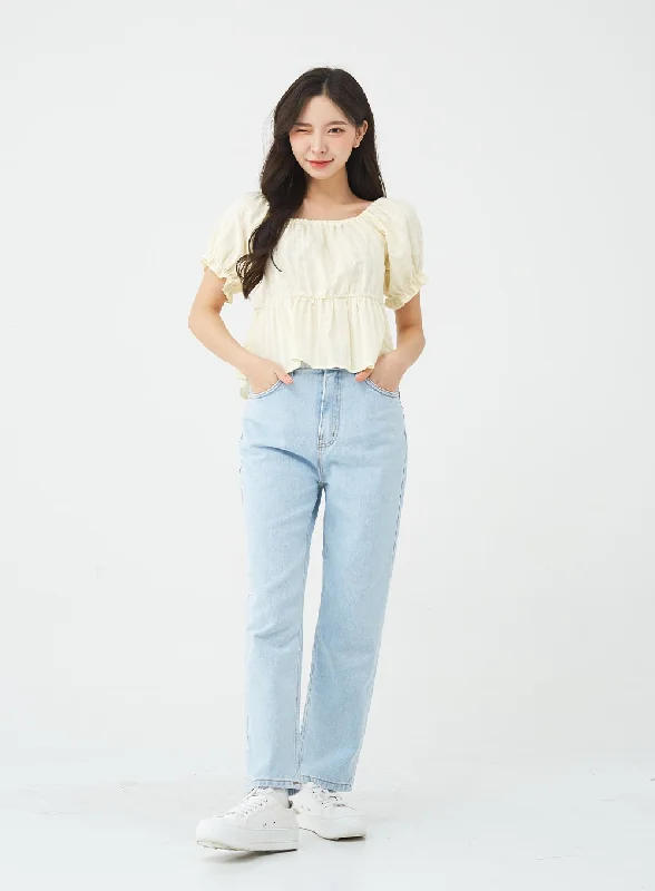 Sports Jumpsuit Basic Soft Tapered Jeans BG17