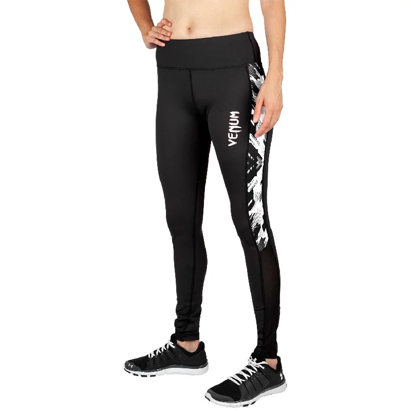 Diamond Series Venum Tecmo Leggings - For Women - Black/White