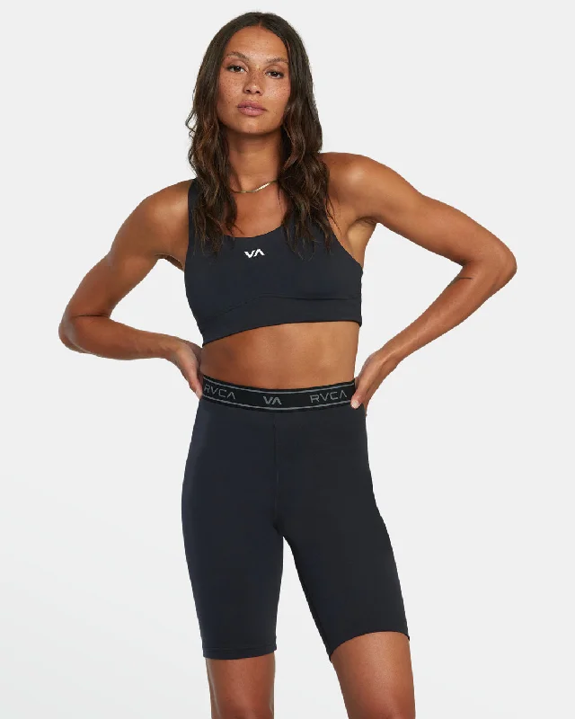 Fashion Comfort Base 10.5" Biker Shorts - Black