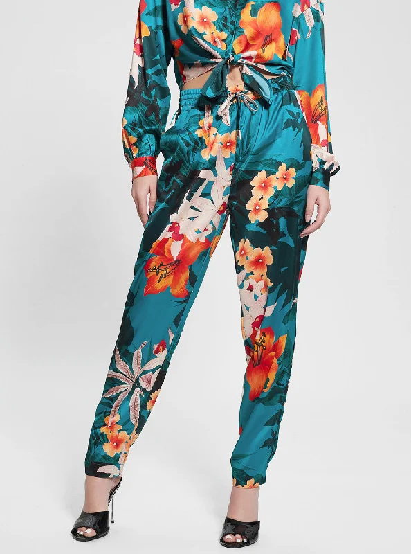 Fashion Touch Eco Green Viola Jogger Pants