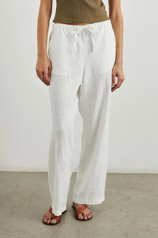Fashionable Items EMMIE PANT - WHITE