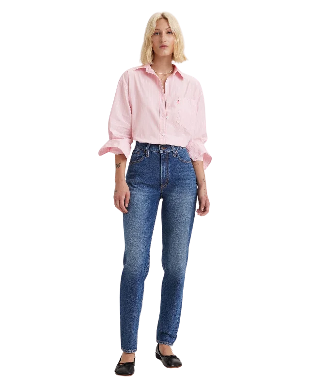 New Products 80s Mom Jeans in Tough Cookie