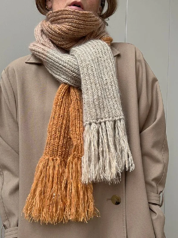 Lounge Wear Fading Loop Scarf by Other Loops, No 16 + silk mohair yarn kit (ex pattern) Lounge Wear Fading Loop Scarf by Other Loops, No 16 + silk mohair yarn kit (ex pattern)