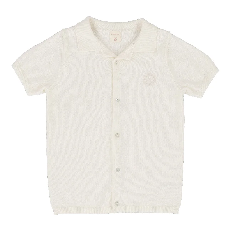 Soft Touch ANALOGIE BY LIL LEGS WINTER WHITE BOYS GRANDPA SWEATER