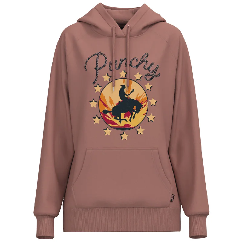 Printed pattern "Punchy" Pink Hoody