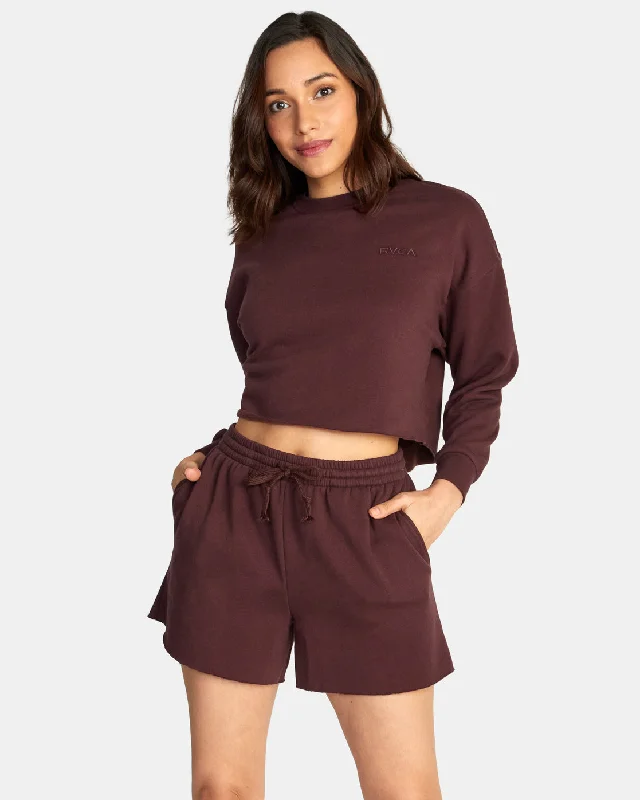 Noble Temperament Test Drive Sweatshorts - Espresso