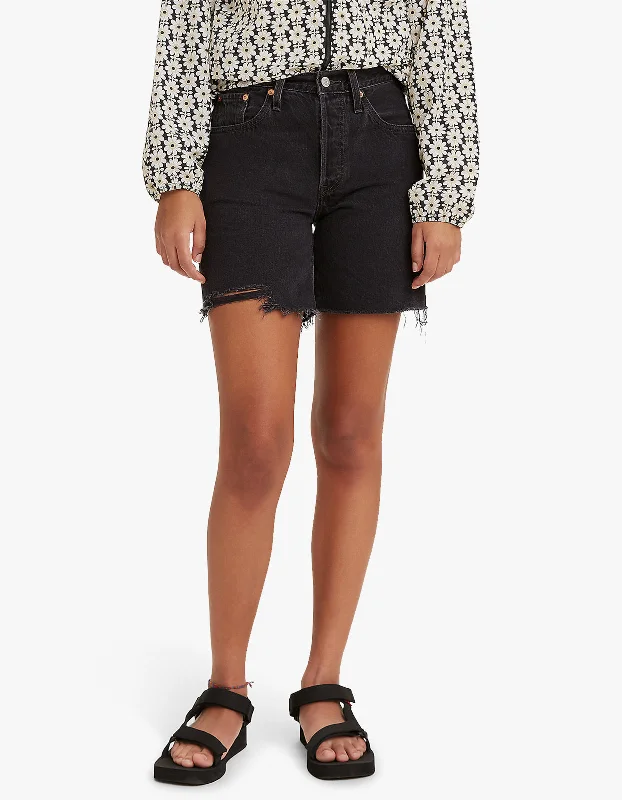 End Of The Year 501 Mid Thigh Short - Lunar Black