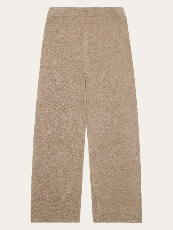 Energy Plan POSEY wide mid-rise knitted pants - RWS - Kelp melange