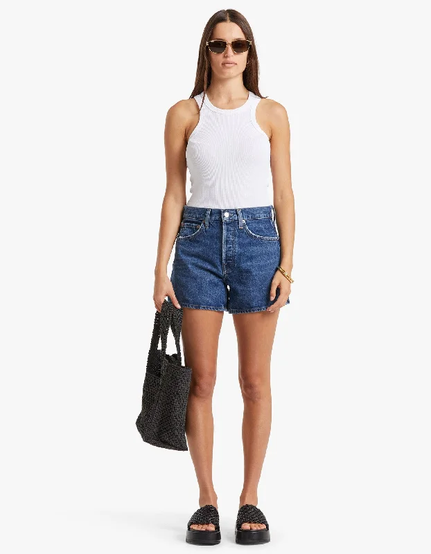 Exquisite Tailoring Parker Loose Fit Vintage Long Short - Enamour