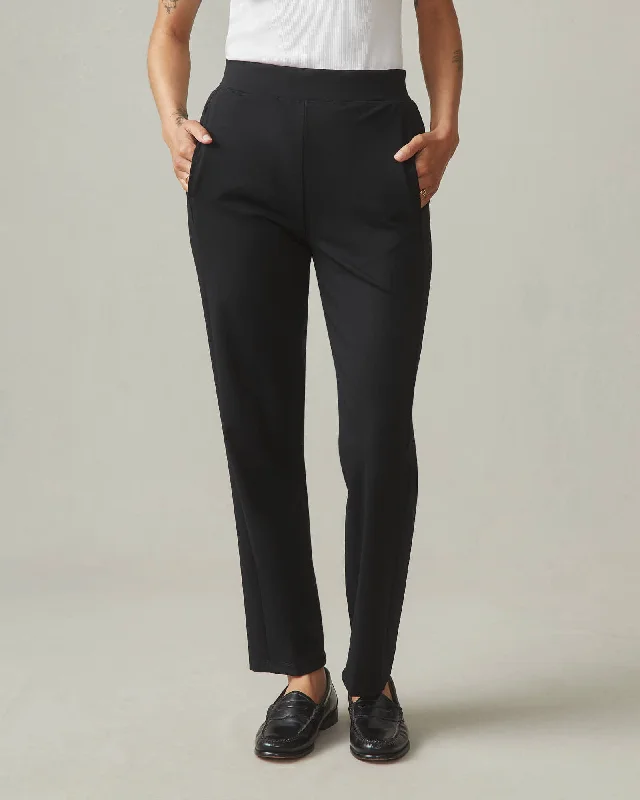 Cozy Chic Ponte Pant - Black
